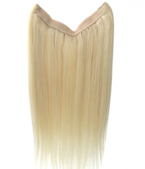 22" Straight Remy Human Hair Flip In Hair Extension
