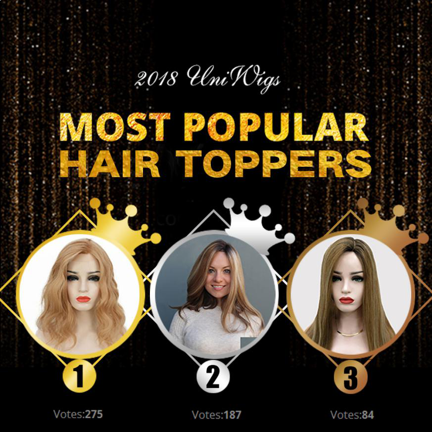 2018 hot sale hair toppers