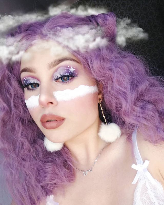 purple wigs