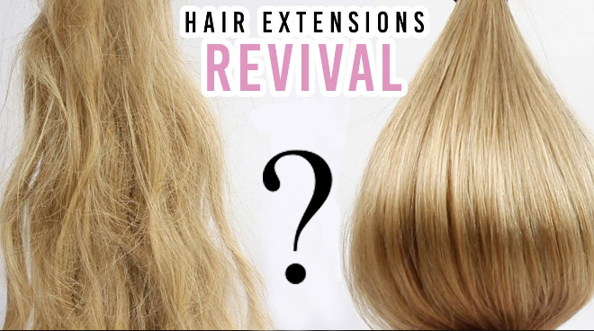 How To Wash and Revive Old Hair Extensions