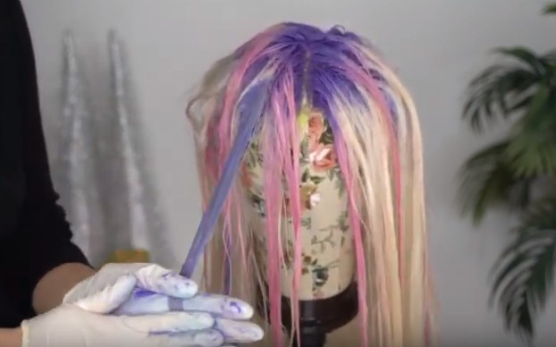 How to Dye A Human Hair Wig 8