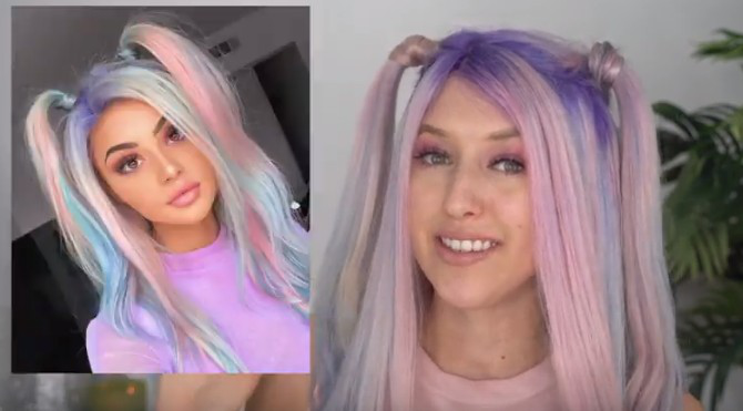 How to Dye A Human Hair Wig 12