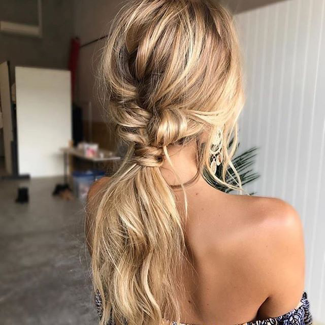 low ponytail