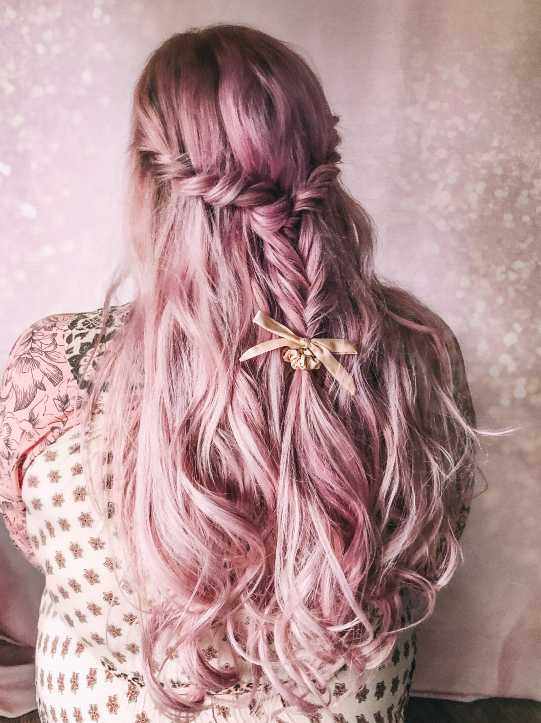 pastel pink