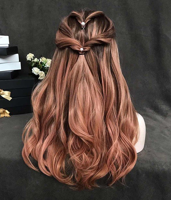 Peach Rose Wigs