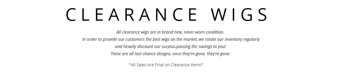 Uniwigs clearance sale