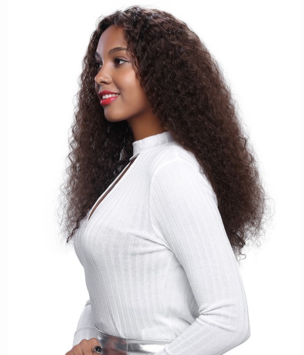 Curly Remy Human Hair Silk Top Full Lace Wig - UniWigs ...