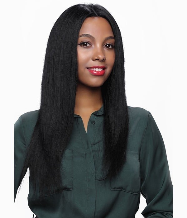 Yaki Straight Remy Human Hair Full Lace Wig Uniwigs