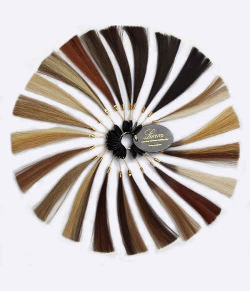 Color Chart Human Hair Color Ring For Highlighted Shades