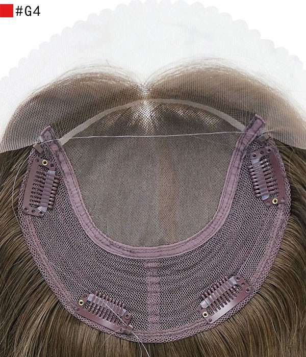 6.5"x6.5" Upgrade Claire Plus Virgin Remy Human Hair Mono Topper