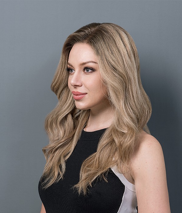 Blonde Balayage Remy Human Hair Lace Front Wig