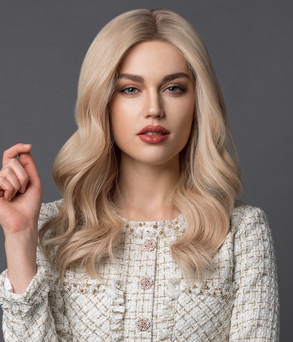 Blonde Highlight Remy Human Hair Lace Front Wig