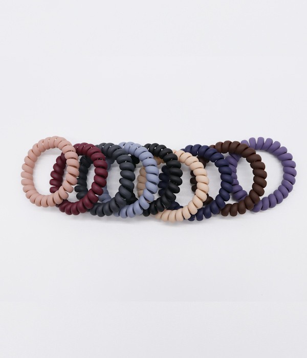 Elastic Spiral Hair Ties 9 Colors UniWigs ® Official Site