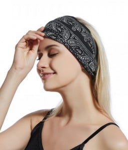 Stretchy Multi-Use Hairband | Elastic Bandana | Headwrap