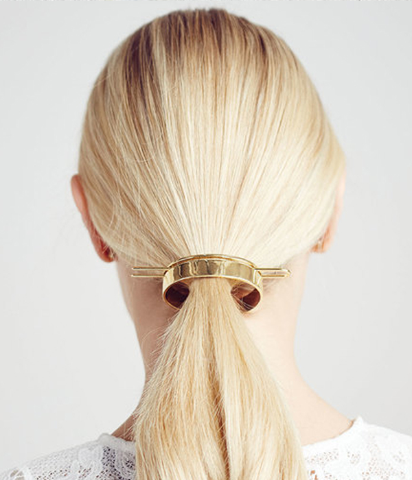 Chic Alloy Top Hair Bun Holder/ Bun Cuff with Hair Stick UniWigs