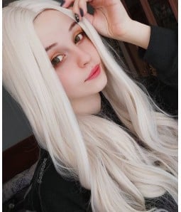 Becky | White Blonde Long Wavy Synthetic Wig | Daenery Targaryen