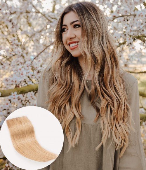 Ashley 20" 160g 7 Pieces Invisible Clip-in Human Hair Extensions
