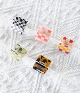 Check Pattern Hair Clips (5 Pieces)