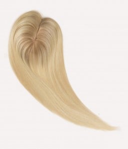 3” X 5” Grania Full Skin Human Hair Topper | Scalp Looking | Low Density