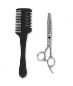 Hair Thinning Scissors and Razor Comb Set | Cutting Baby Hairs and Layers