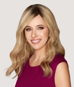 Hanna | Blonde Balayage Remy Human Hair Mono Top Wig | Lace Front