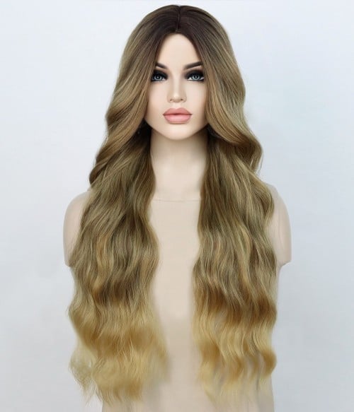 Daphne  Ombre Synthetic Hard Front Wig