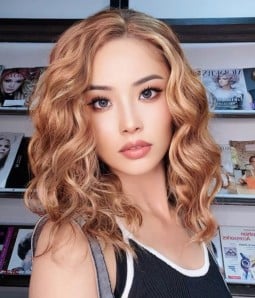 Isla | Highlighted Ginger Wavy Synthetic Lace Front Wig