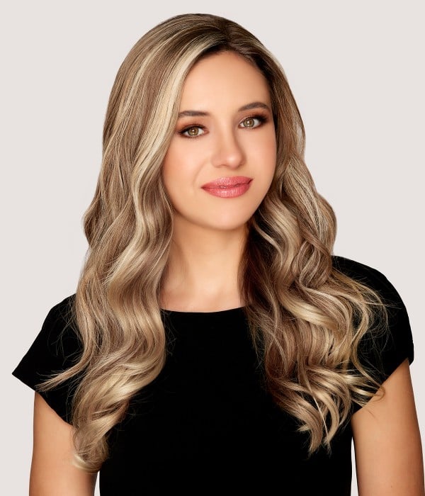 8.5” X 9” Aida Mono Top Human Hair Topper| Lace Front