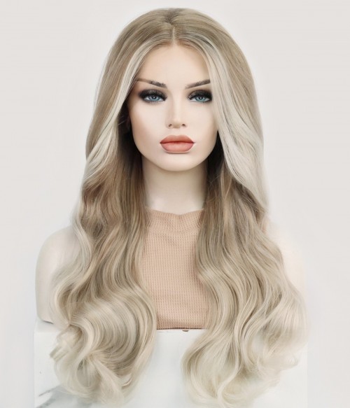 Cream Blonde Gradient Wig KF11309