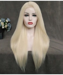 Color Me | Platinum Blonde Remy Human Hair Lace Front Wig
