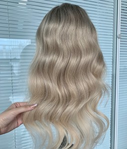 Daphne | Blonde Balayage Remy Human Hair Lace Front Wig | Lace Front