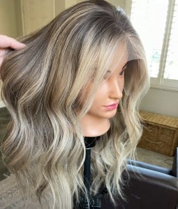 Soraya | Blonde Balayage Remy Human Hair Lace Front Wig | Lace Front