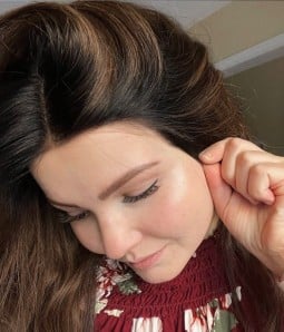 Perfection | Brunette Balayage Remy Human Hair Lace Wig | Dark Roots