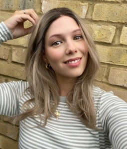 Sundrop | Golden Blonde Layered Synthetic Lace Front Wig