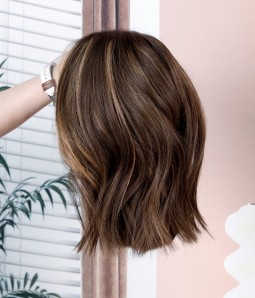 Blossom Reverie E | Brunette Remy Human Hair Lace Front Wig