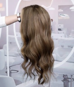 Summer Breeze E | Brunette Balayage Remy Human Hair Lace Front Wig S/M