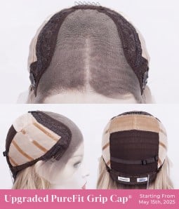 Perfection | Brunette Balayage Remy Human Hair Lace Wig | Dark Roots