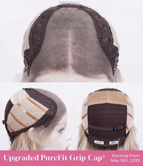 Perfection | Brunette Balayage Remy Human Hair Lace Wig | Dark Roots