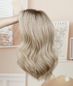 Summer Joy J | Blonde Balayage Remy Human Hair Lace Front Wig S/M