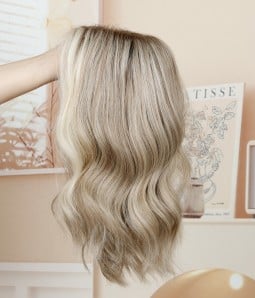 Summer Joy L | Brunette Balayage Remy Human Hair Lace Front Wig S/M