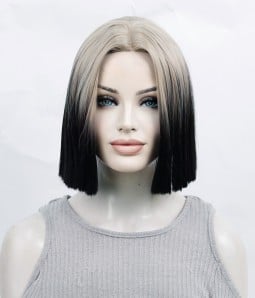 Sample Wig Style S15 | Short Straight Synthetic Wig | Final Sale