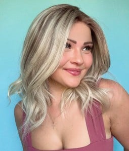 Luna | Blonde Balayage Remy Human Hair Lace Front Wig