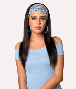 Active Wig G | Natural Black Human Hair Headband Wig | Final Sale