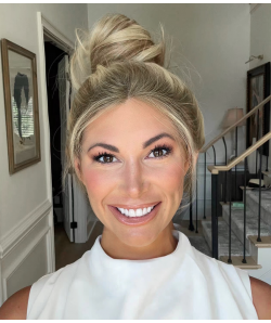 Delphine | Vanilla Butter Blonde Remy Human Hair Ponytail Wig | Petite Size