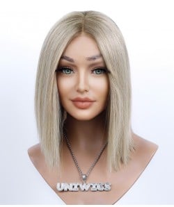 Sample Wig Style Y74 | Moonlight Blonde Remy Human Hair Lace Front Wig| Final Sale
