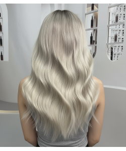 Candle Glow A | Blonde Balayage Remy Human Hair Lace Front Wig