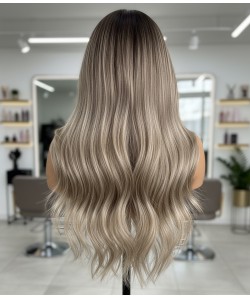 Candle Glow B | Blonde Balayage Remy Human Hair Lace Front Wig