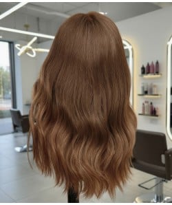 ColorLab G | Ginger Balayage Remy Human Hair Lace Front Wig
