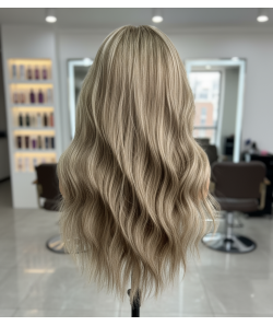 Candle Glow E | Blonde Balayage Remy Human Hair Lace Front Wig