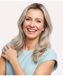 Camille | Pearl Beige Blonde Remy Human Hair Lace Front Wig S/M